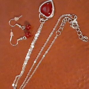 Necklace and earrings set